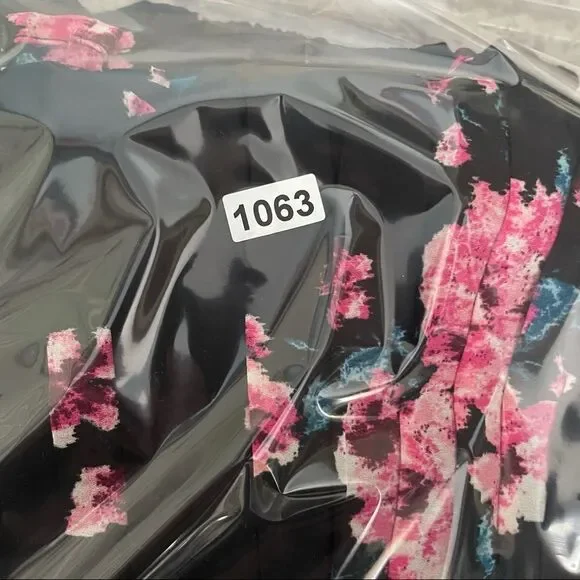 🚨 3 for $25 - LEITH Black Floral Pleated Dress Long Sleeve - Picture 11 of 11